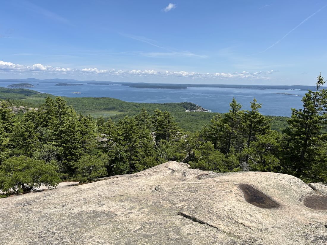 Acadia National Park, view from a top